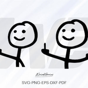 Middle Finger Svg, Funny Meme Svg, Meme Middle Finger Svg, Funny Middle Finger Svg, High Quality File, Cut File For Cricut.