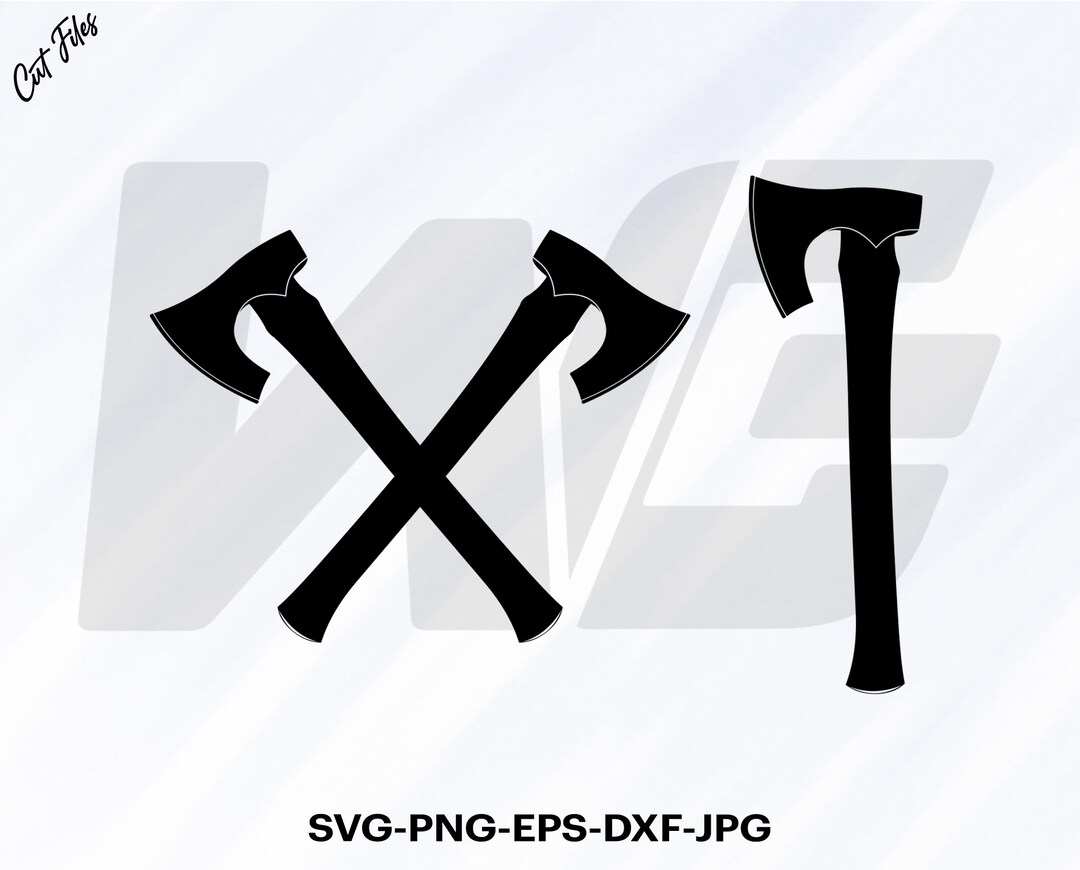 Axe Svg, Crossed Axes Svg, Axe Png, Axes Svg, Cut File for Cricut
