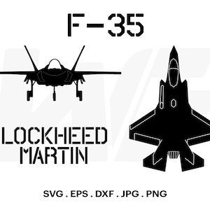 F35 Lightning, F-35 Lightning II Military Fighter Jet, F-35 Lightning II Svg, SVG, Cut File For cricut, Clipart, Digital Download, Vector.