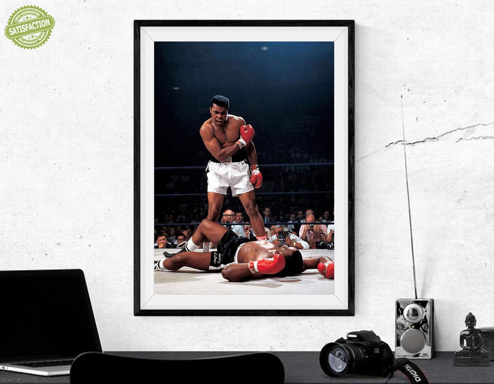 Muhammad Ali Poster Legend Boxing Knockout QUOTE Color Splash Etsy