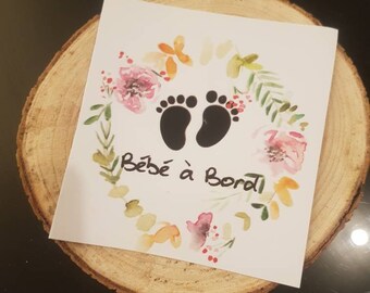Bebe A Bord Etsy Bebe A Bord Etsy