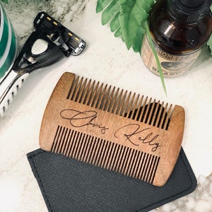Beard comb / Personalized comb / Fathers day gift / Custom comb / Mens gift / Groomsmen gift