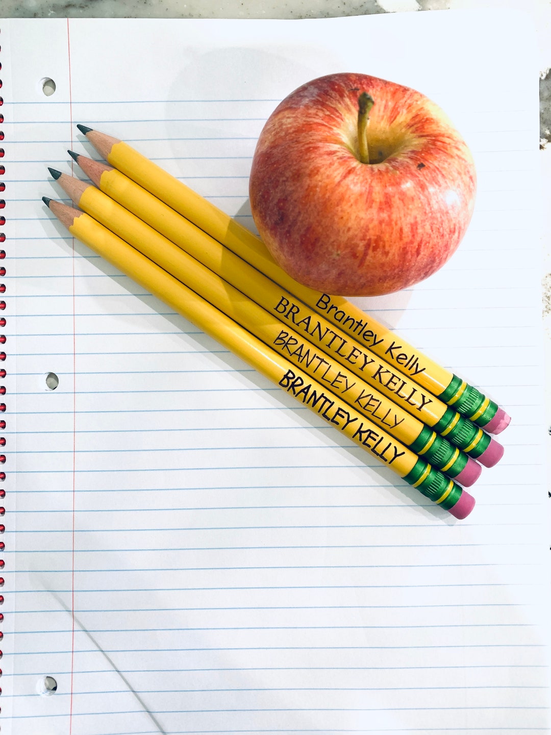 Personalized Pencils JUMBO / SET OF 12 / Jumbo Personalized Pencil for