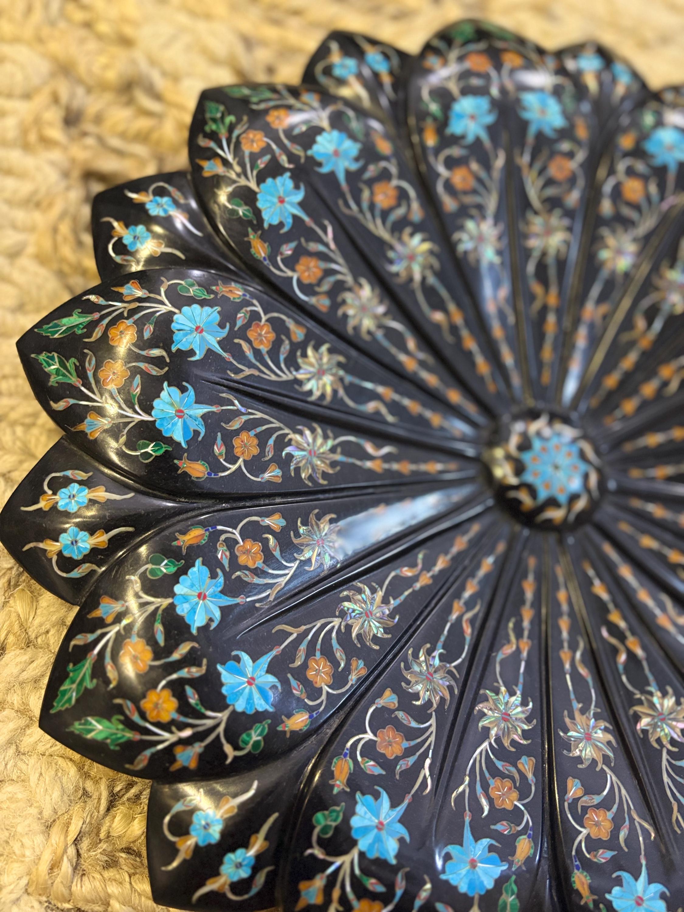 marble round tray / マーブル ラウンド トレー プレート インドネシア