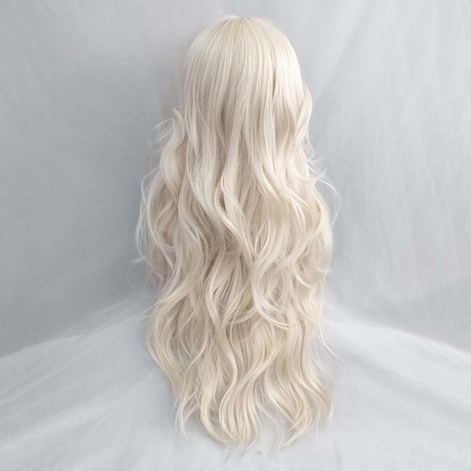 Blonde Long Wolf Cut Layered Straight Wig 26 Synthetic Wig - Etsy