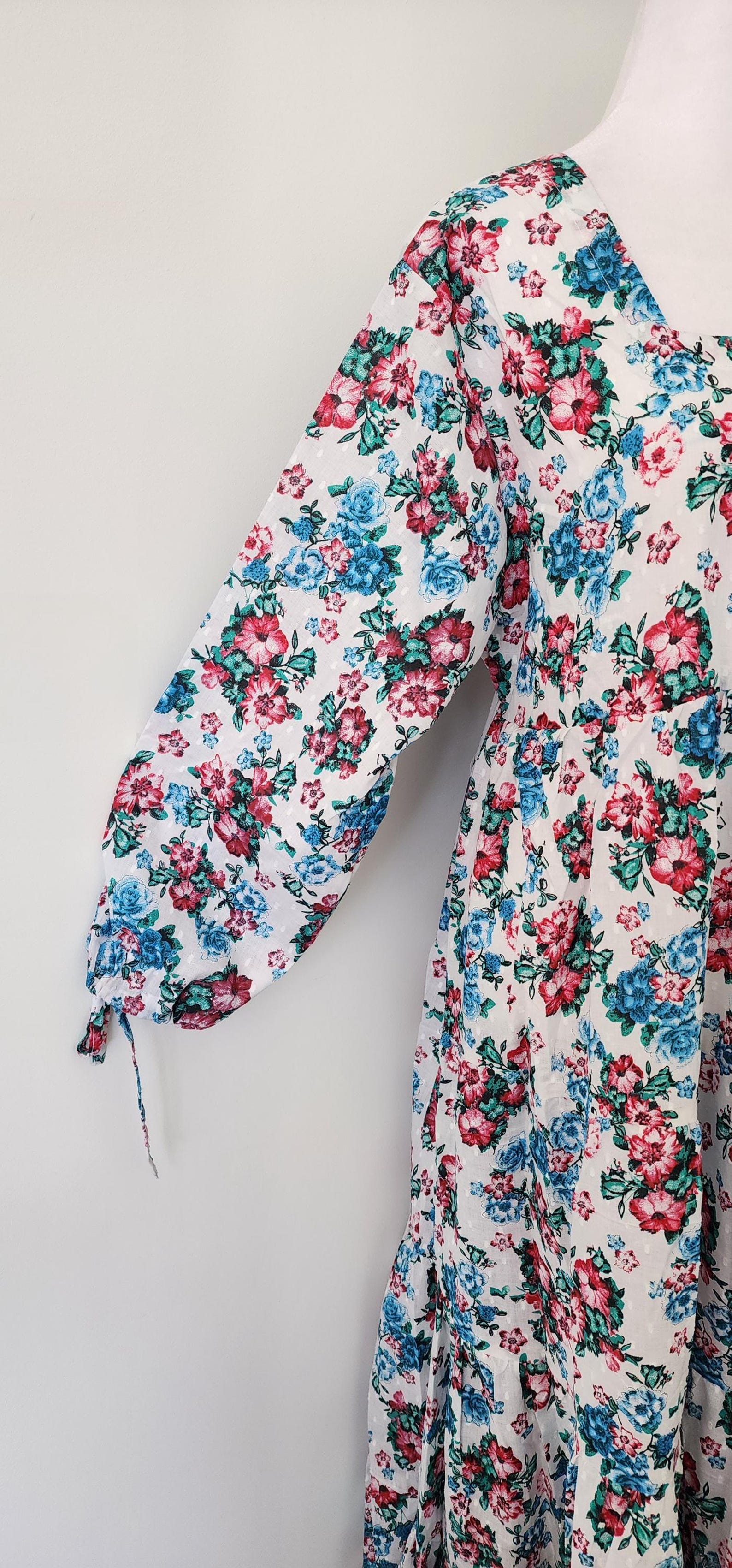 Rose | Elegant Women's A-Line Floral Maxi Dress