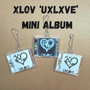 XLOV 'uxlxve' Interactive Mini Album Keychain With NFC Tag| Kpop