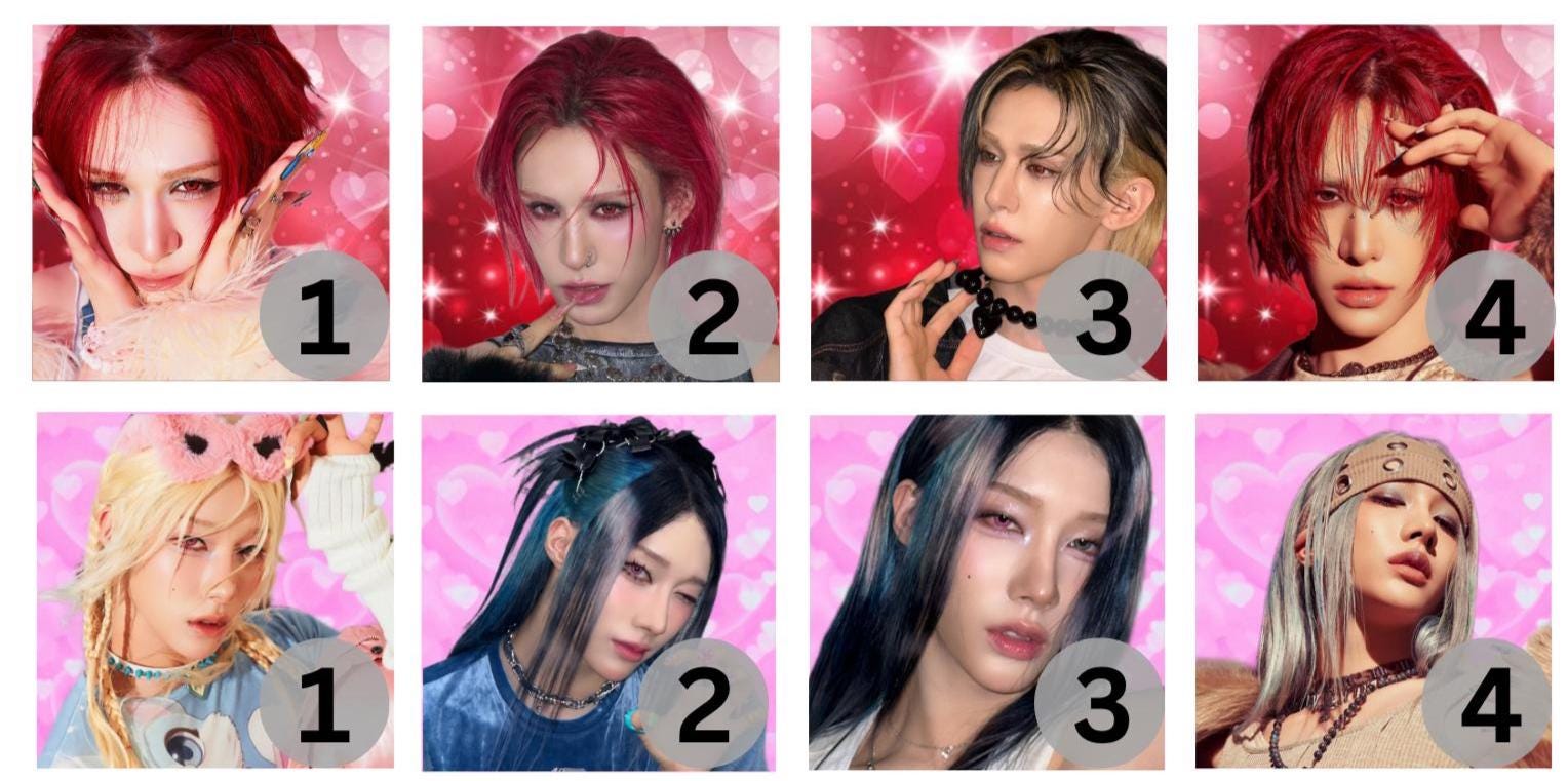 XLOV チェキ ヒョン XLOV Kpop Idol Photo Keychain - Etsy