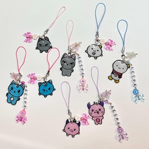 Handmade Aespa Phone/Lightstick Charm