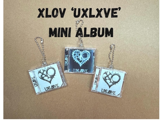 XLOV 'uxlxve' Interactive Mini Album Keychain With NFC Tag| Kpop