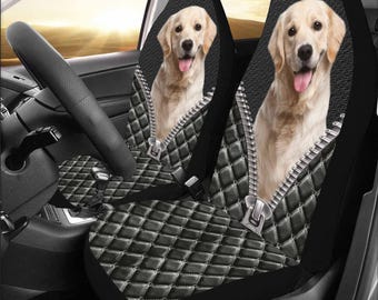 Custom Pet Face Car Seat Covers, Personalized Dog Car Seat Cover, Custom Dog Photo Seat Protector, Pet Lover Gift, Unique Car Accessories