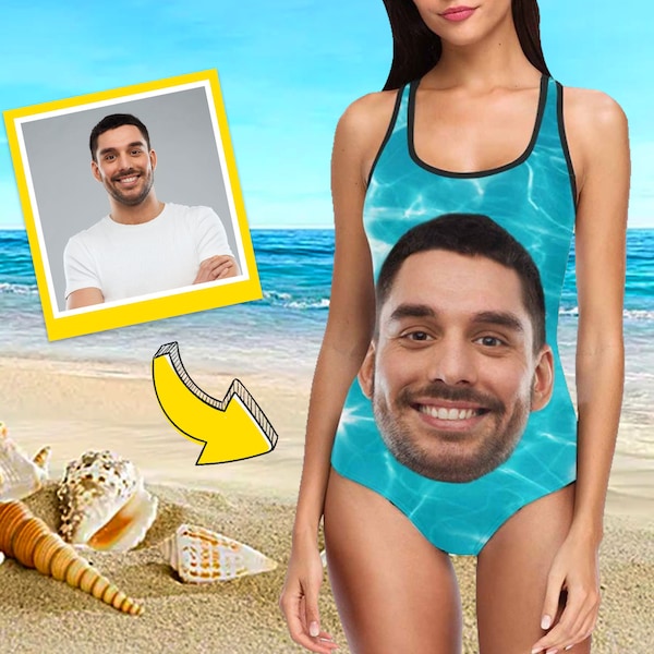 Swimsuit With Husband Face Etsy