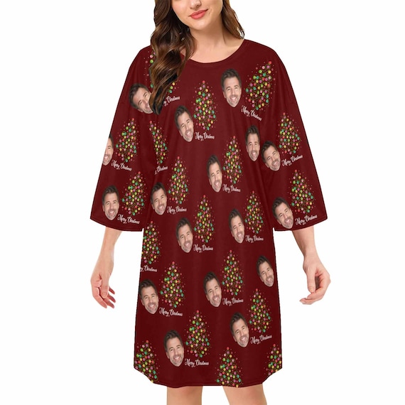 white christmas dresses Girl's Red Classic Nightgown for the Holidays