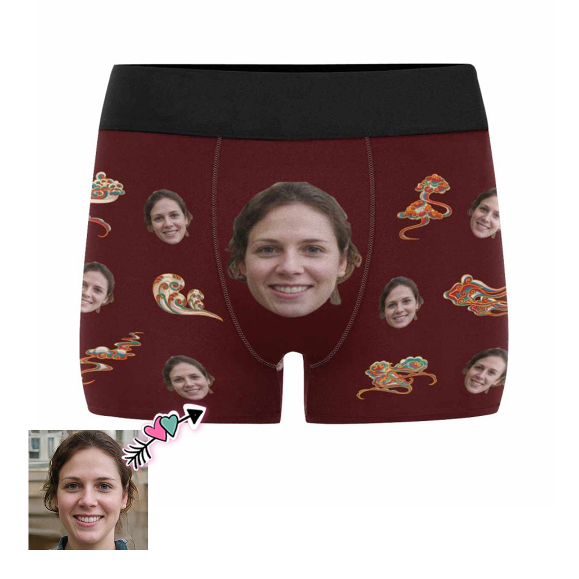 Mens Customized Funny Boxer Briefs Boyfriends Unique Etsy