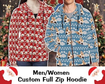 Pull De Noël Personnalisé Avec Photo – Maison Cadeau