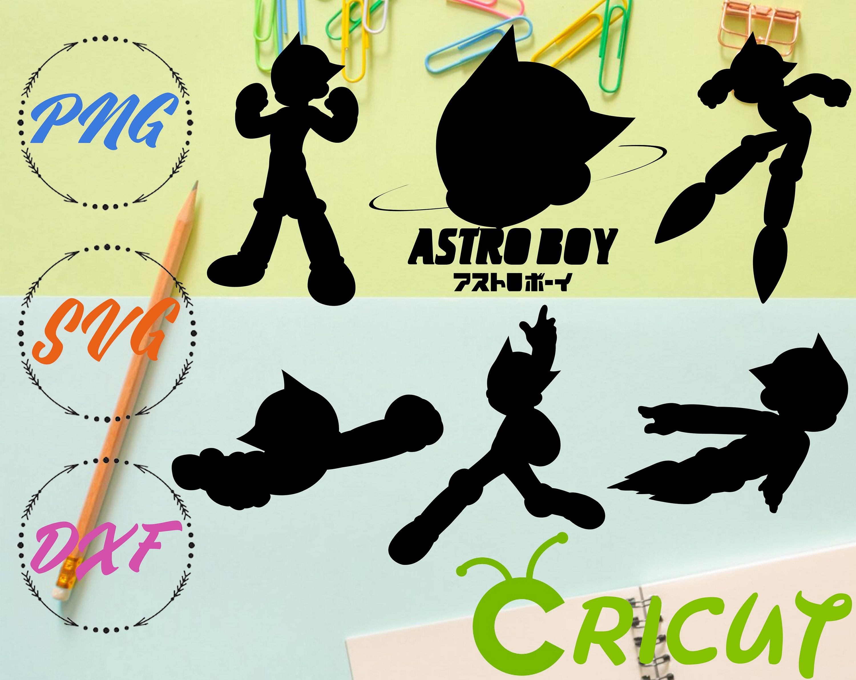 Download Astro boy silhouette svg dxf png Astro boy bundle svg | Etsy