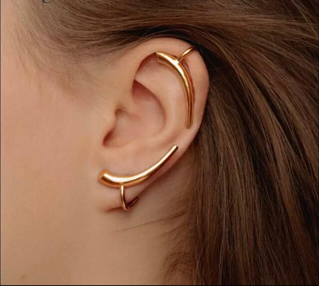 Irregular is Gold Clip Ons Etsy