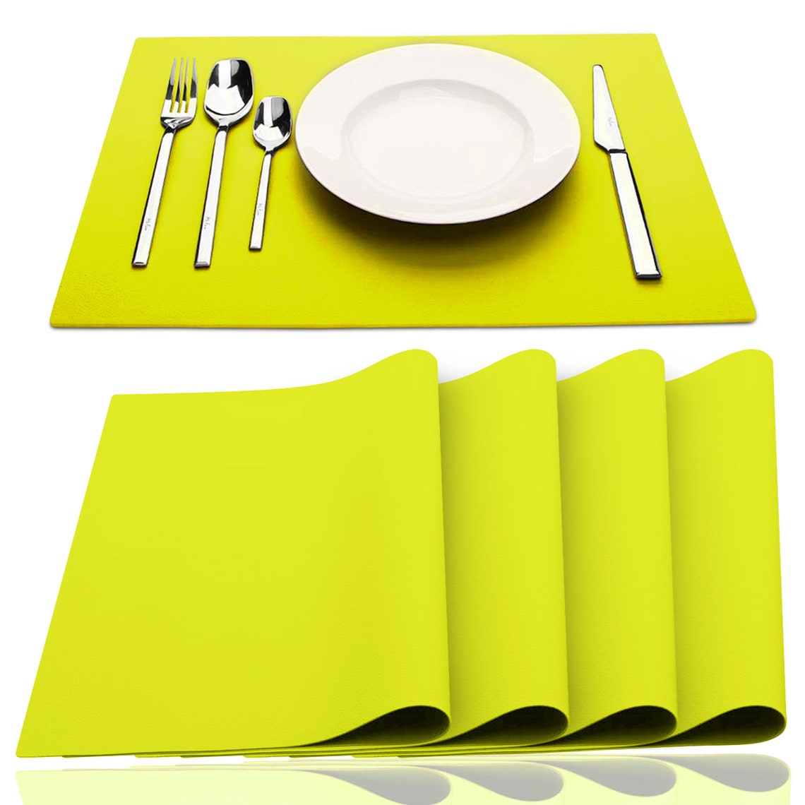 Silicone Placemats Placemats Set of 4 Waterproof Washable Etsy