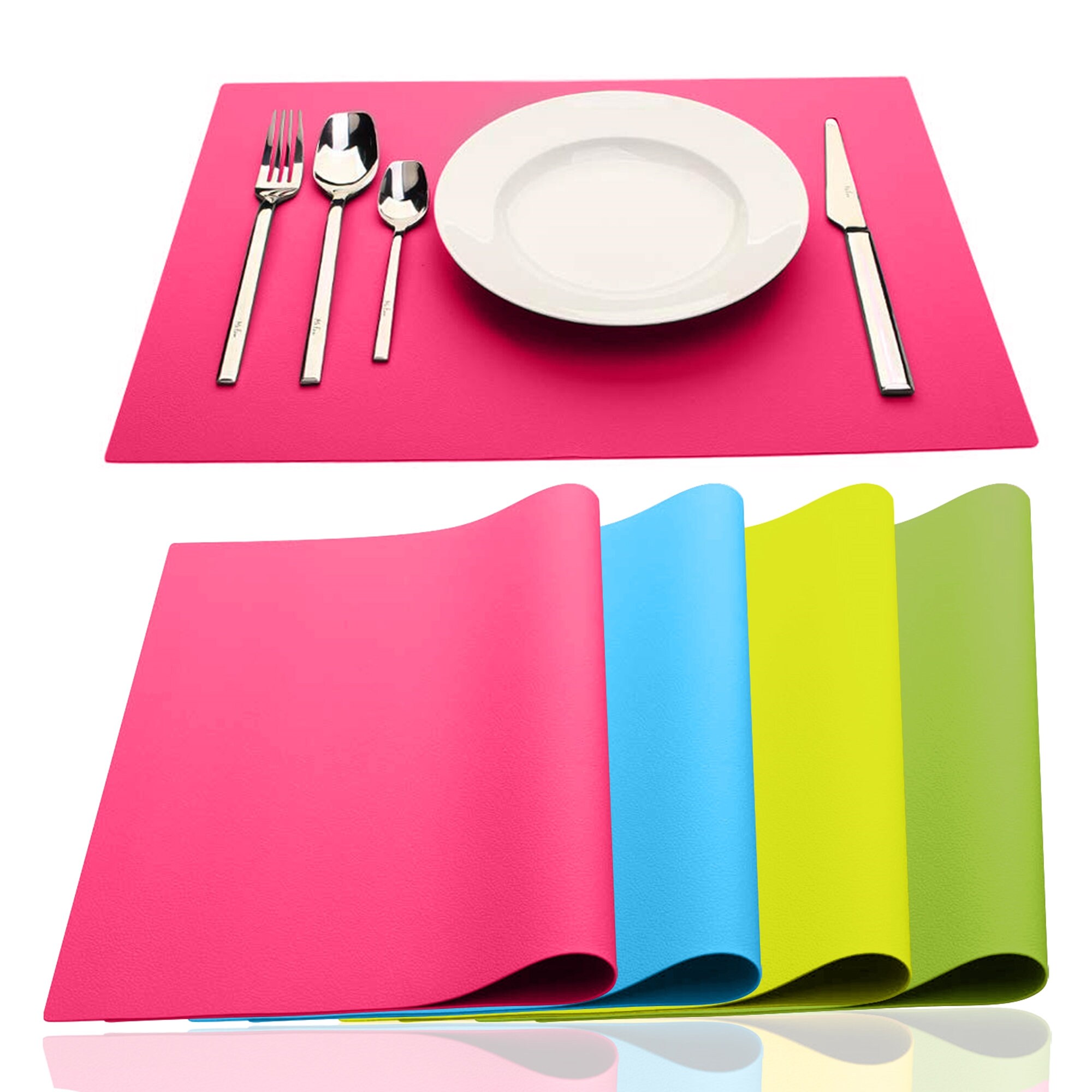 Silicone Placemats Placemats Set of 4 Waterproof Washable Etsy