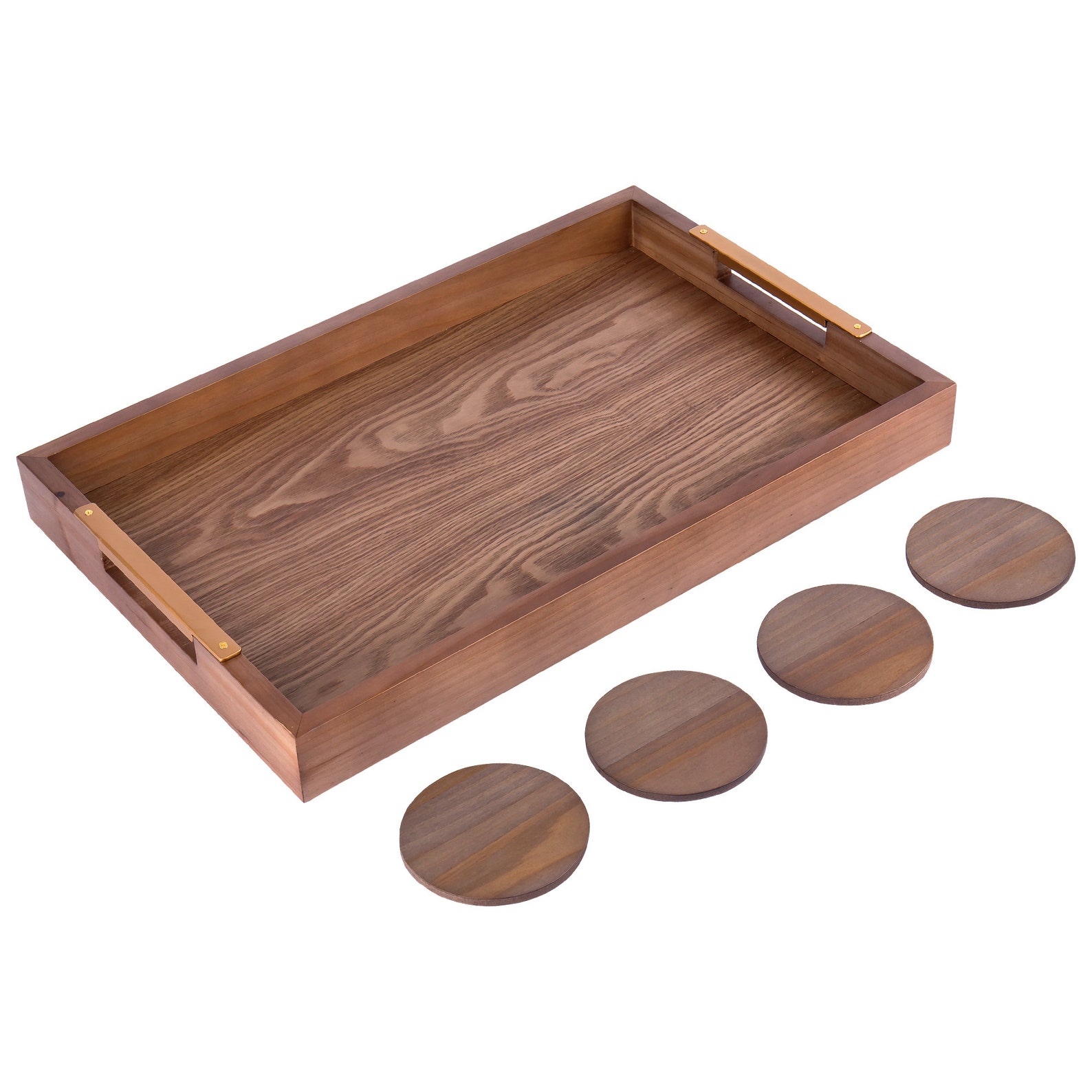 Wooden Serving Tray 20Inch Large for Ottoman & Decorative Etsy