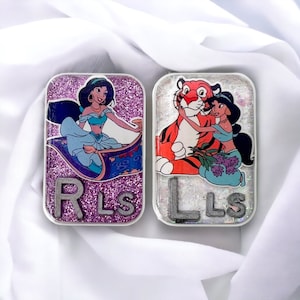 Princess Jasmine X-Ray Markers with Initials | Rad Tech Gift | Personalized R & L Set | Disney Inspired Xray Markers for RT Students