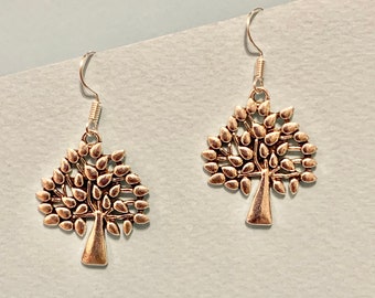 Tree of life dangler earrings