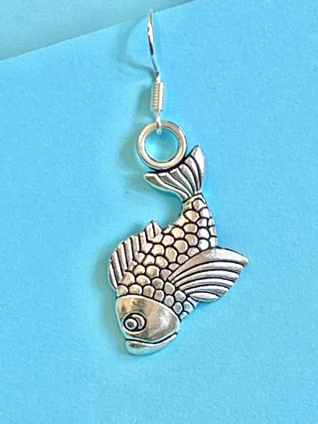 Fish dangle earrings online