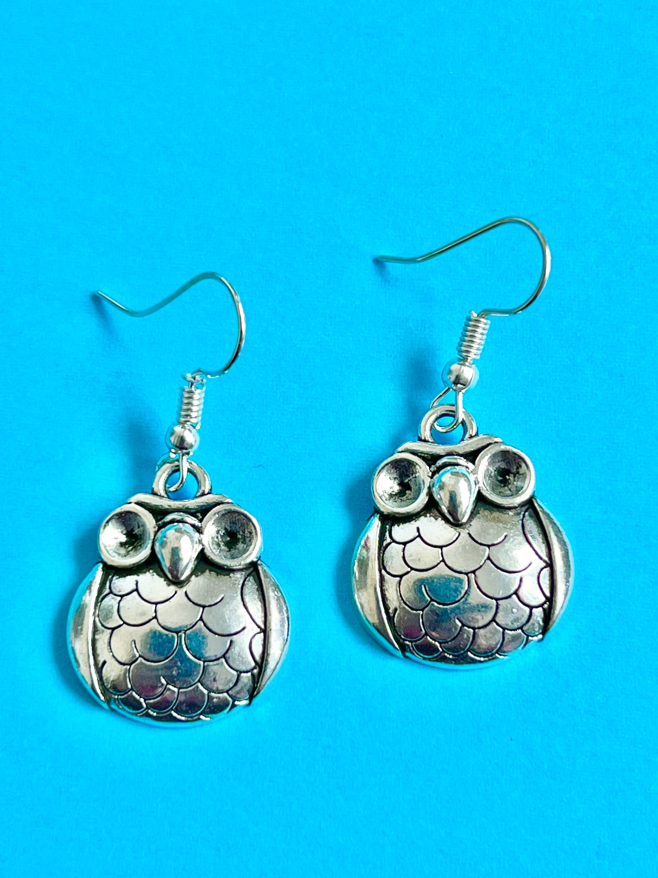 Owl dangle earrings Quirky, Cute, Funky and Fun Animal Earrings