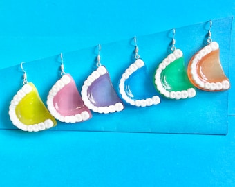 Teeth dangler earrings Quirky, Funky and Fun, Hilarious!!!