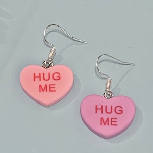 Heart Sweet Dangle Earrings, super cute, quirky, fun and funky love sweets image 5