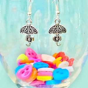 Umbrella rain dangler earrings