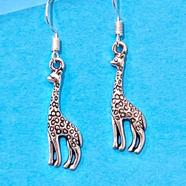 Giraffe dangle earrings Quirky, Funky and Fun Animal Earrings