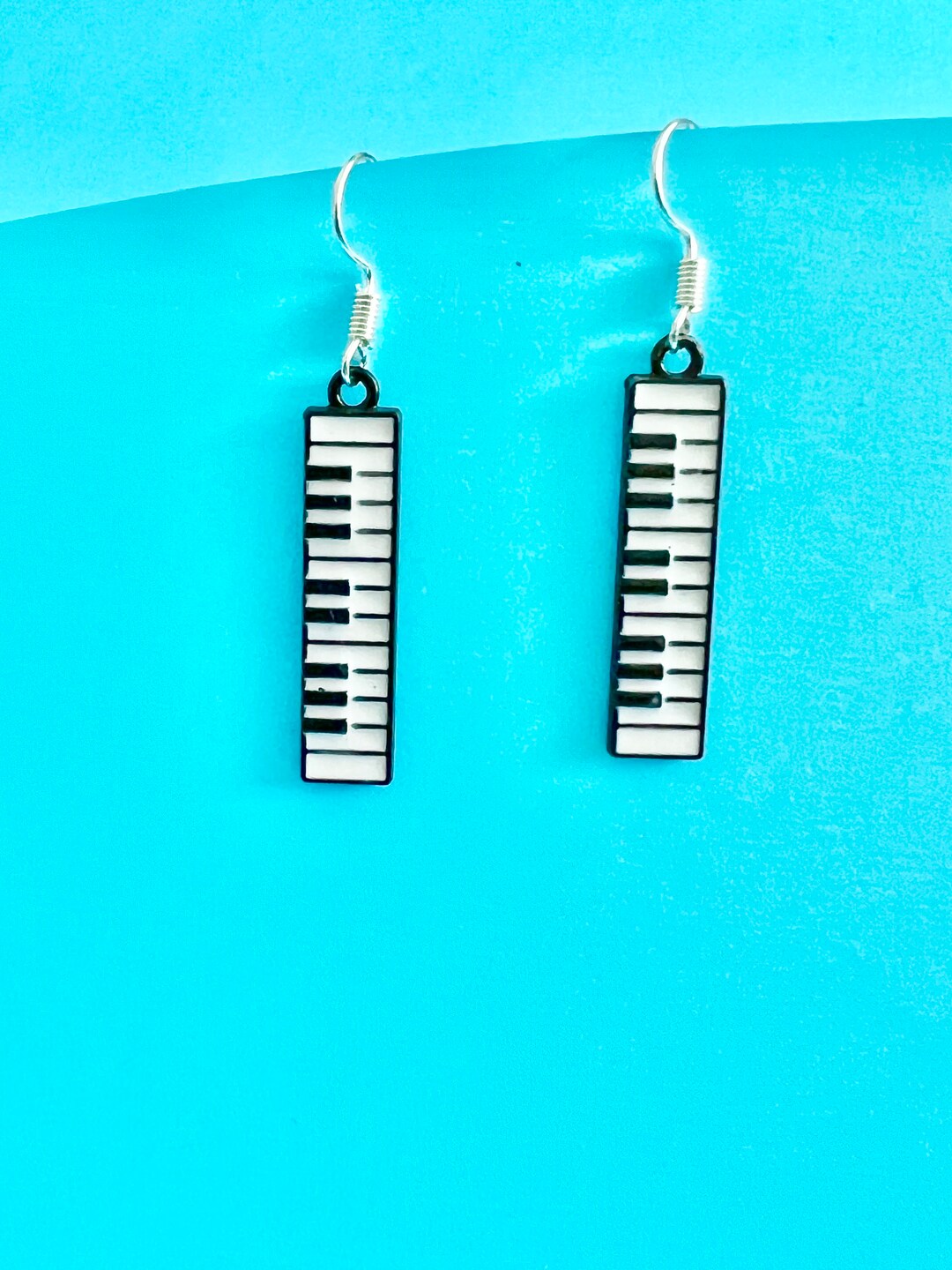 Keyboard Piano Dangle Earrings - Pair, #RETRO, Funky, Fun, Cute and ...