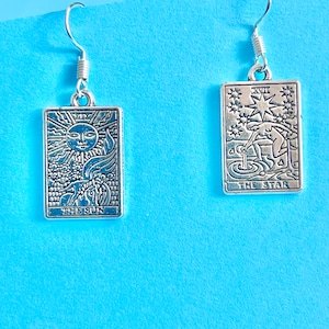 Tarotkaarten bungeloorbellen delicaat en sierlijk, horoscoop, astrologie