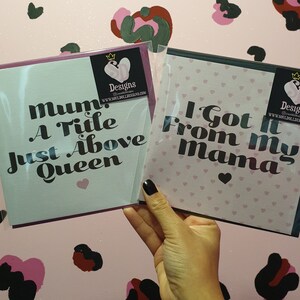 Ihre Mehr als eine Königin... Lustige Mütter Tageskarten Uk, Muttertagszitate, Muttertagsgeschenk, Tochter / Sohn, beste Mama Danke Grußkarten