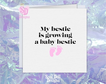 funny new baby card, mummy to be card, pregnancy card, new baby girl card, new baby boy card, mummy to be card, baby shower card
