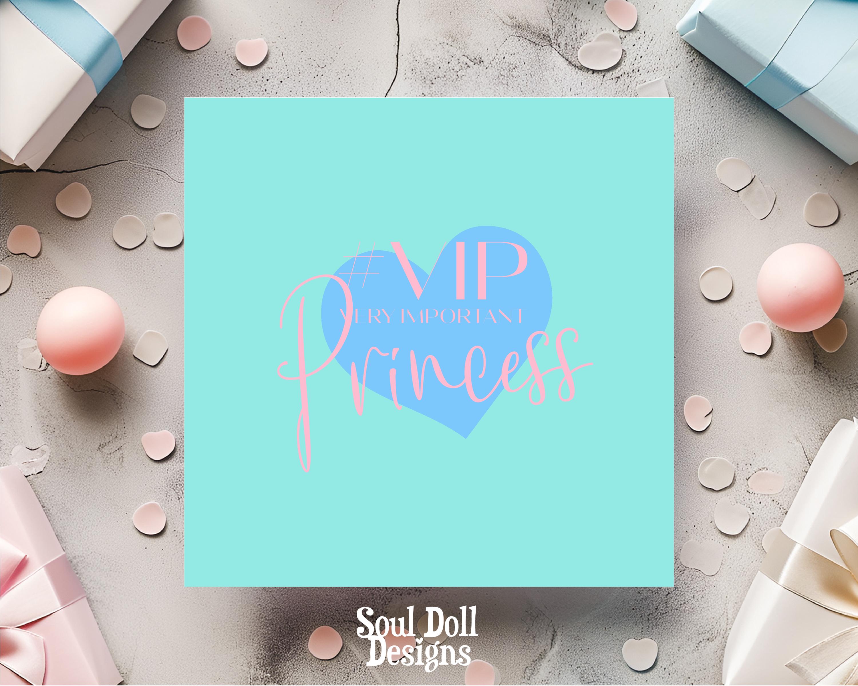 Vip Princess Tag VIP Princess Birthday Card for Her,card for Your Bestie,best Friend ...
