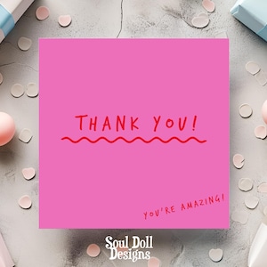 Grazie, sei una carta fantastica, Semplice carta di ringraziamento, Regali di ringraziamento, Carta di supporto, Carta di apprezzamento, Carta di positività, Carta di amicizia