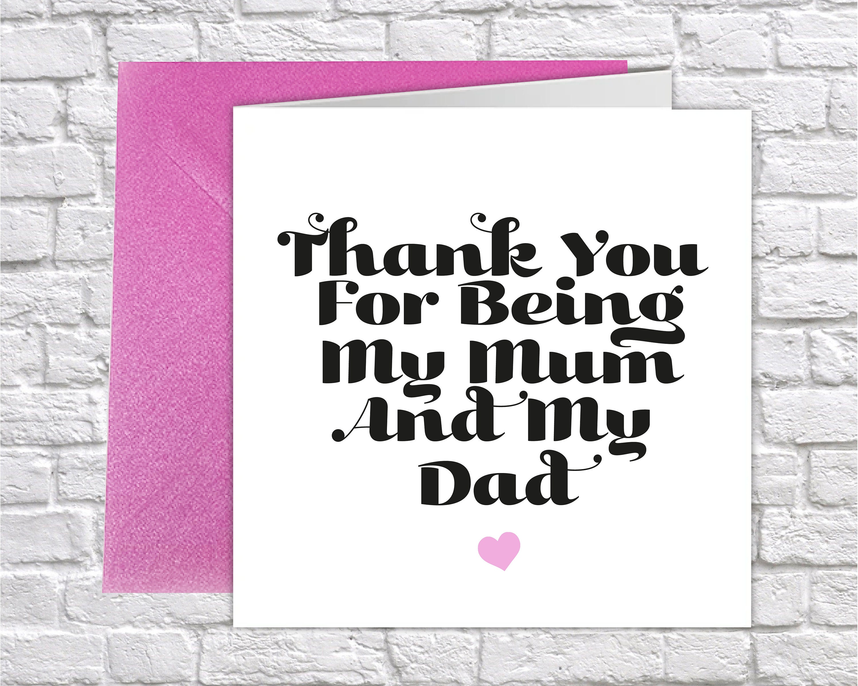Gracias por ser mamá y papá... Tarjetas divertidas del día