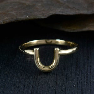 Horseshoe Ring, Lucky Horseshoe Ring, good luck ring, Handmade Ring, Gift for Her, Symbolic Jewelry, gift for women            AM2-85-ahh2