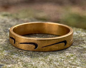 Nike Swoosh Gold Ring Nike Nike Swoosh Ring Nike Armband Gold Gold