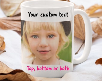 Personalized Mug Customised Mug Personalized Mug CHEAP UK POSTAGE Your Photo Here Your Text Here Custom Mug Womens Gift Mens Birthday Gift