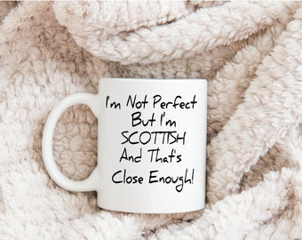 I'm not perfect  country mug -  11oz Mug with simple text writing