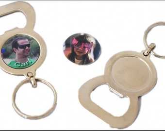 Photo Bottle Opener Keyring - Personalised Keyring - Birthday Gift - Photo Gifts  - Key Chain - Dad Birthday Gift  Back in stock!!