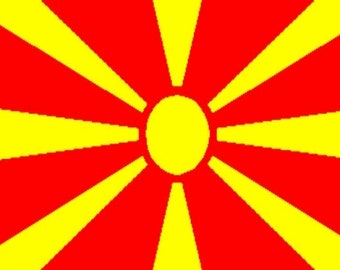 Macedonia Flag Etsy