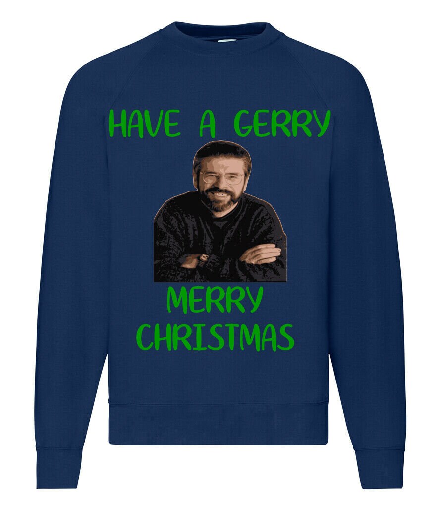 Gerry Adams Merry Christmas Jumper - Sweatshirt Funny Xmas Irish Republican SF