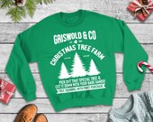 Griswold Co Tree Farm Christmas Jumper - National Lampoons Xmas Top Christmas