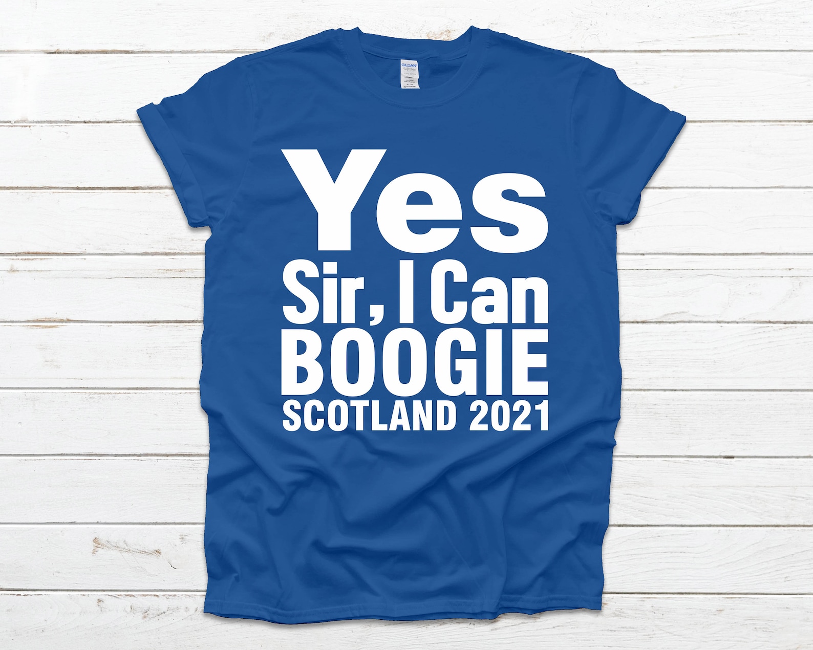 Yes Sir I Can Boogie Scotland 2021 Tshirt Football Top Tee Etsy