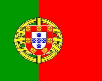 Portugal Flag Map Lisbon  #5168 Set of 2 Matching Pens