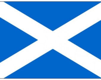 Scotland Table Flag 4/'/' x 6/'/' Drapeau Ecosse AZ FLAG Scottish Desk Flag 15 x 10 cm Black Plastic Stick and Base